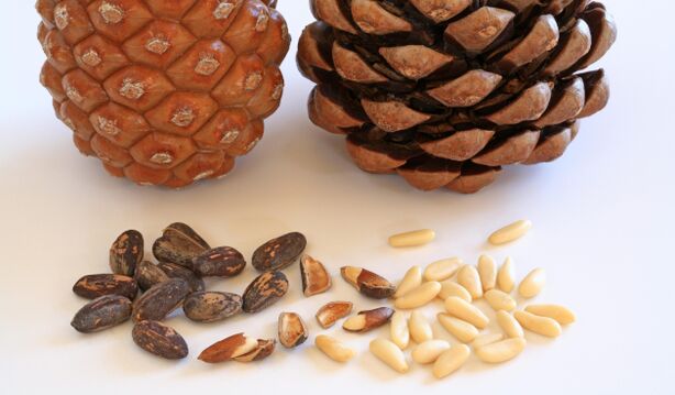 Pine nuts will help strengthen erections and improve a man's mood. 